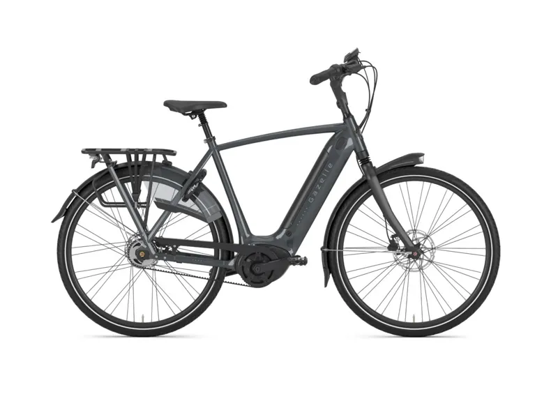 Gazelle Grenoble C5 HMB 500Wh eBike in Anthracite Grey